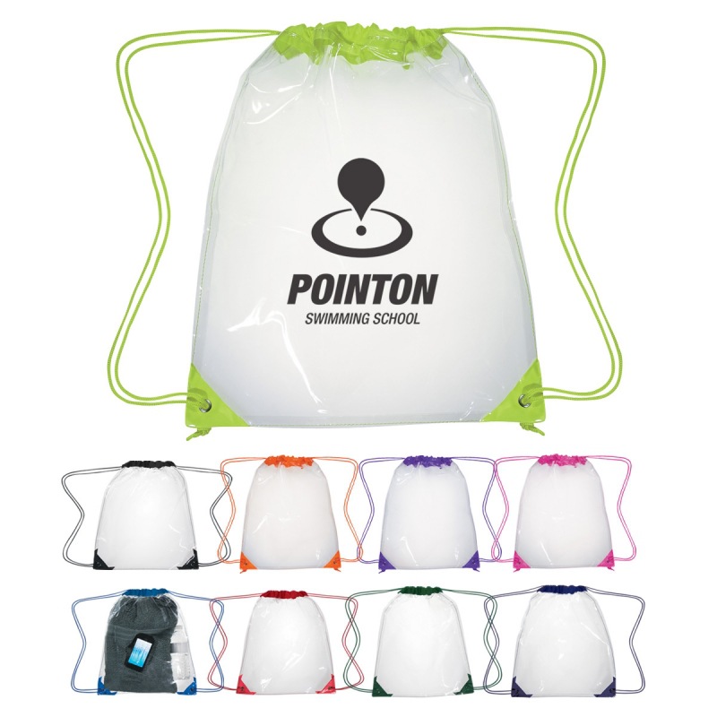 Promotional Plastic Drawstring Bag