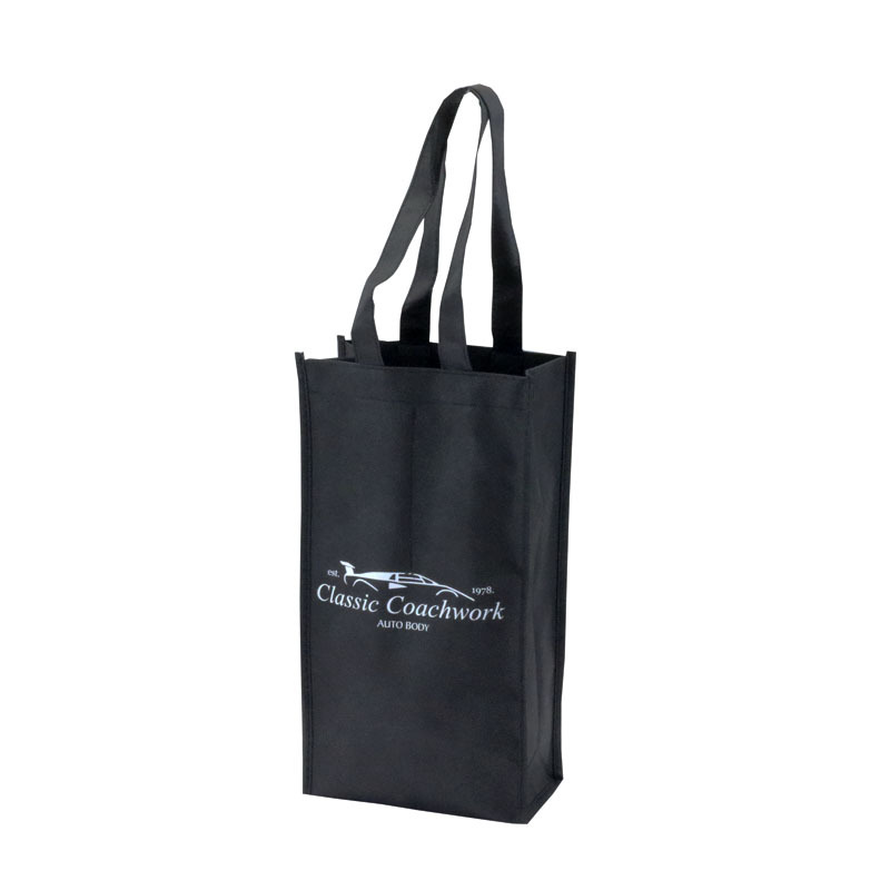 Promotional 2 Bottles Non-Woven Wine Bag