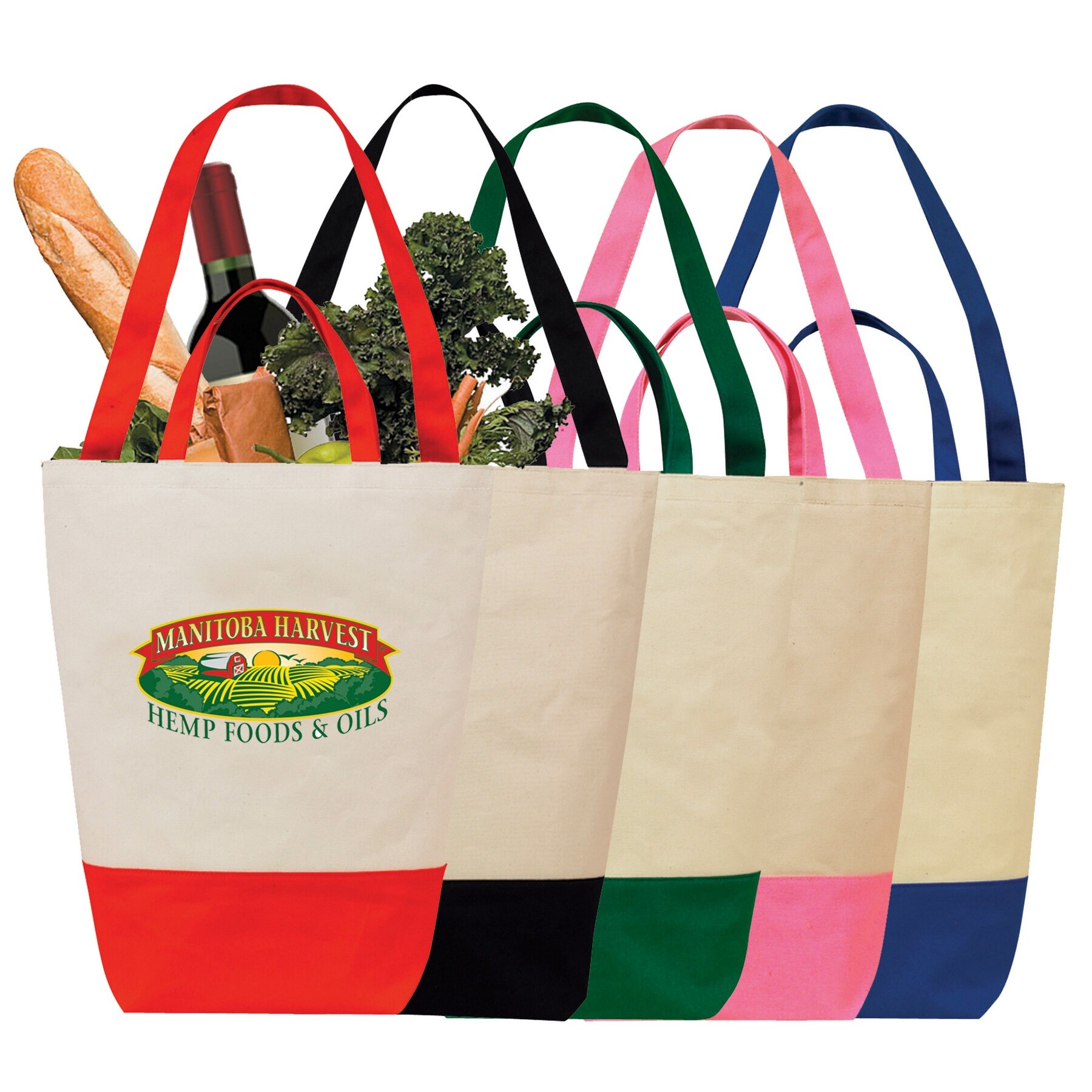 Dual Handle Cotton Shopping Bag