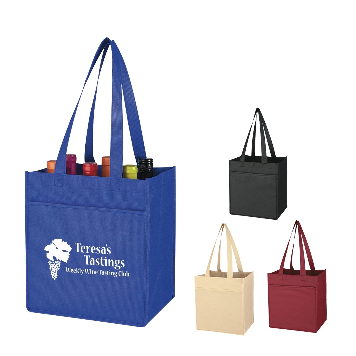 Promotiona 6 Bottle Wine Tote Bag