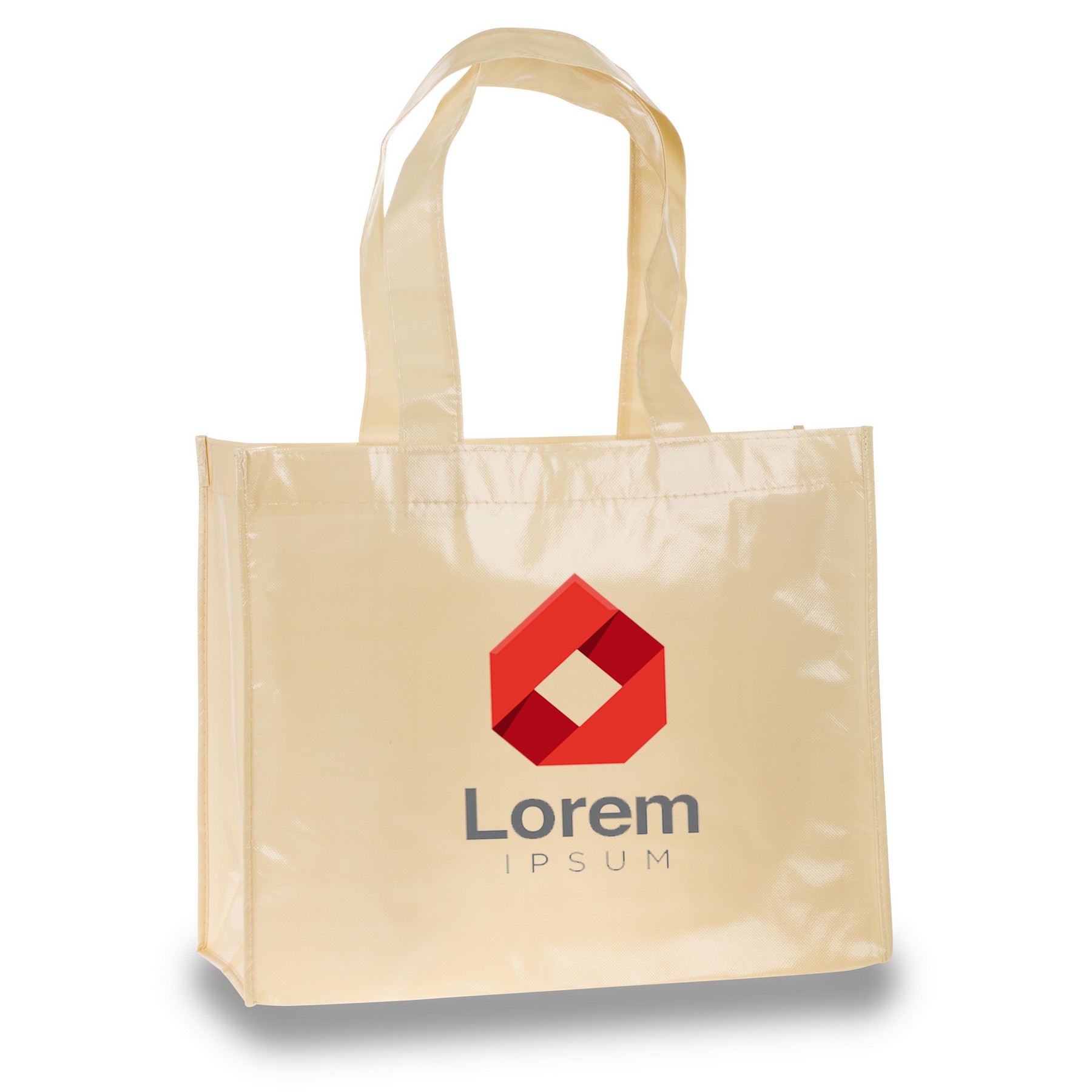 Laminated Non Woven Boxy Tote