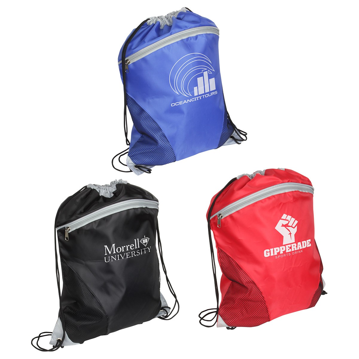 Cyclone Mesh Curve Drawstring Backpack