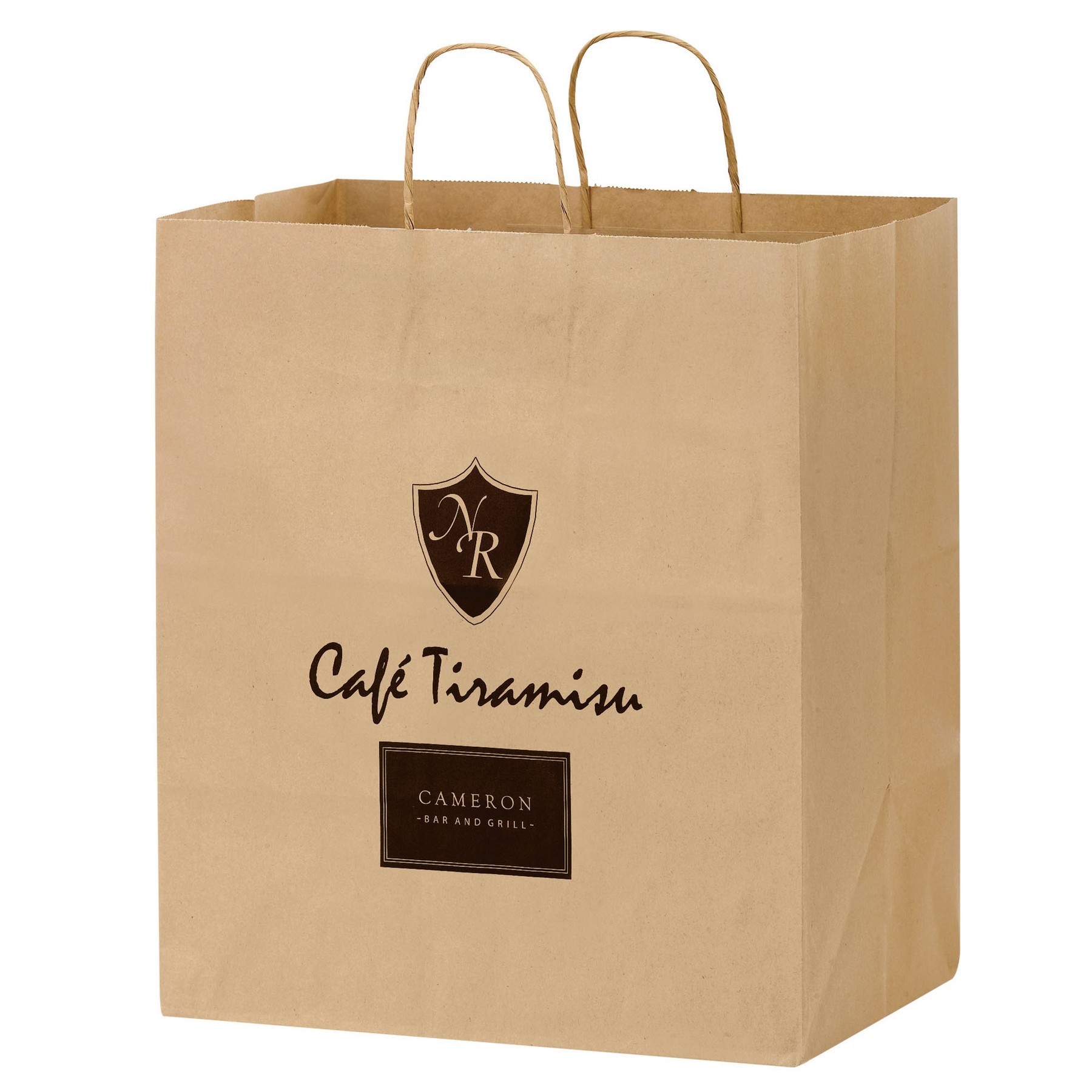 Natural Kraft Paper Carry-Out Bag