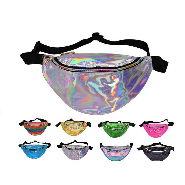 2019 Fashion Holographic Fanny Pack/ Waterproof Waist Bag