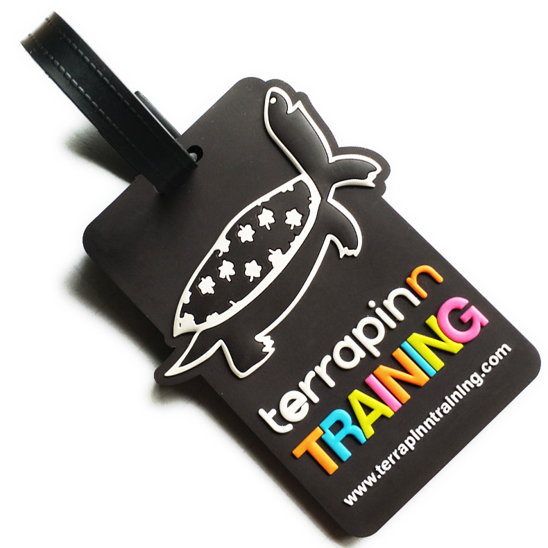 3D Rubber Luggage Tag