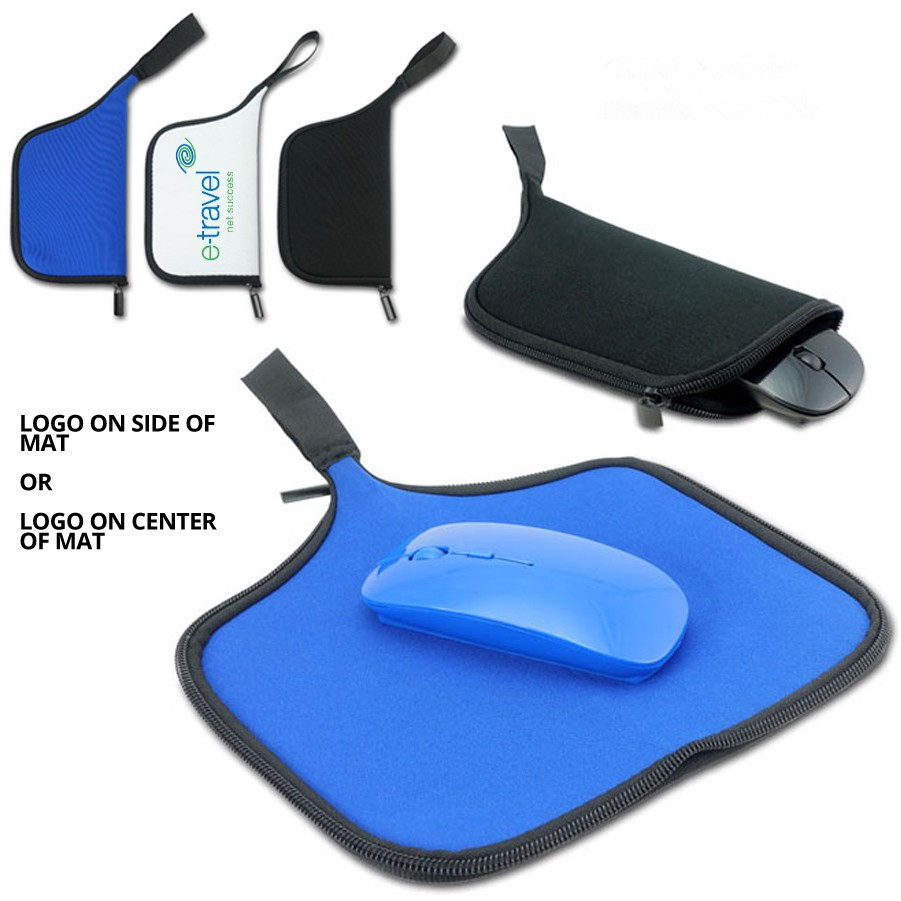 Travel Carrying Mouse Bag and Pad Combo