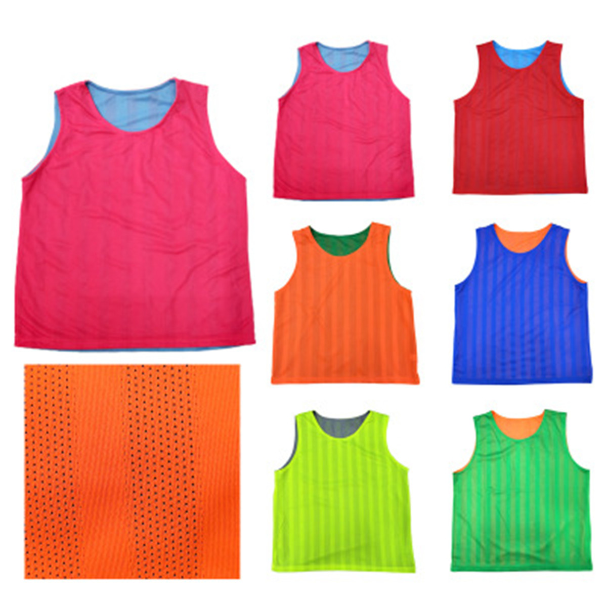 Double Layers Youth Soccer Practice Vest