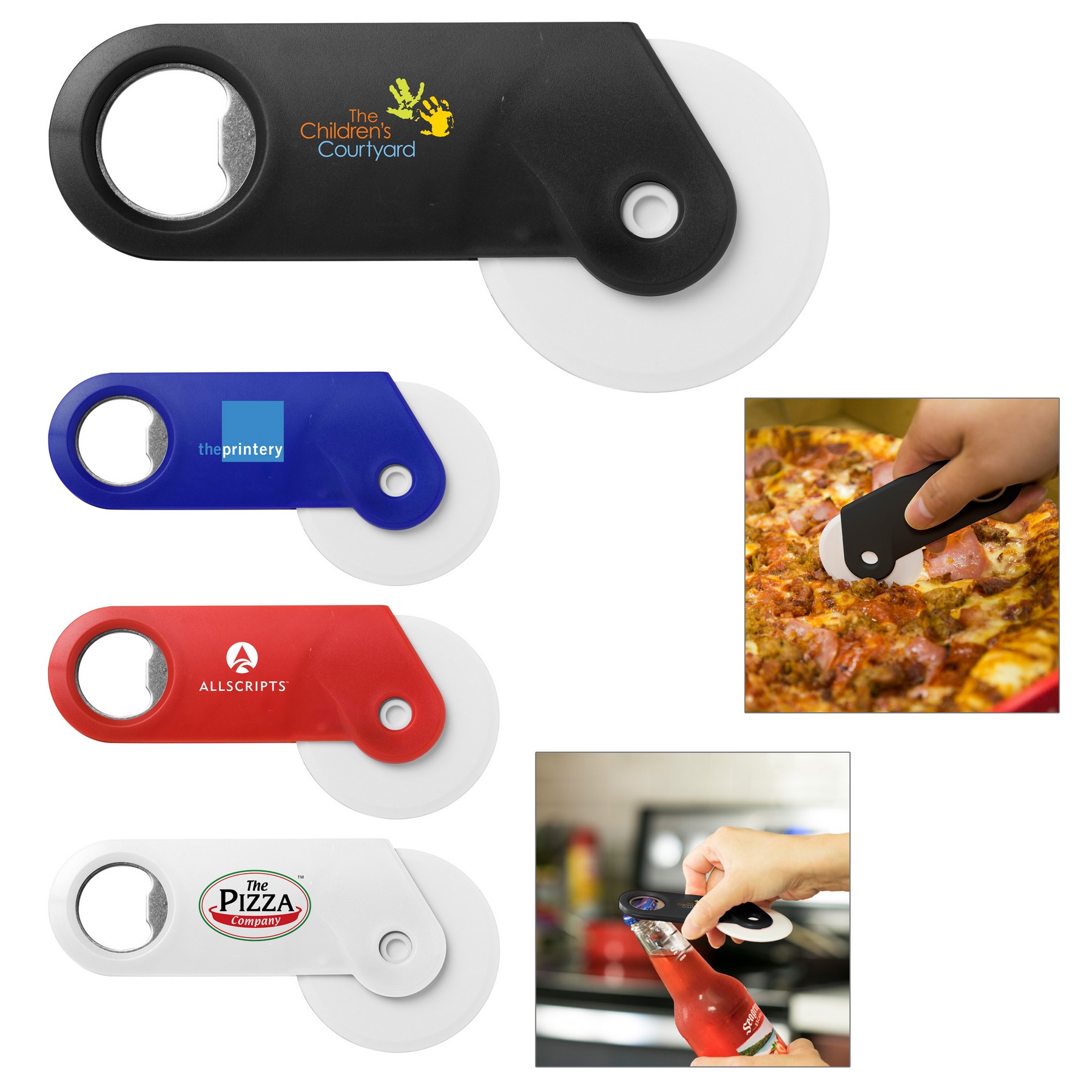 Pizza Cutter & Beer Opener