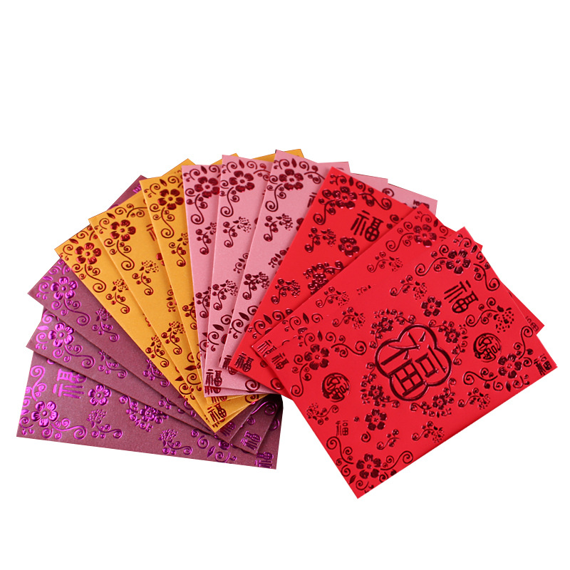 Gold Stamp Red Envelope for Holiday Gifts