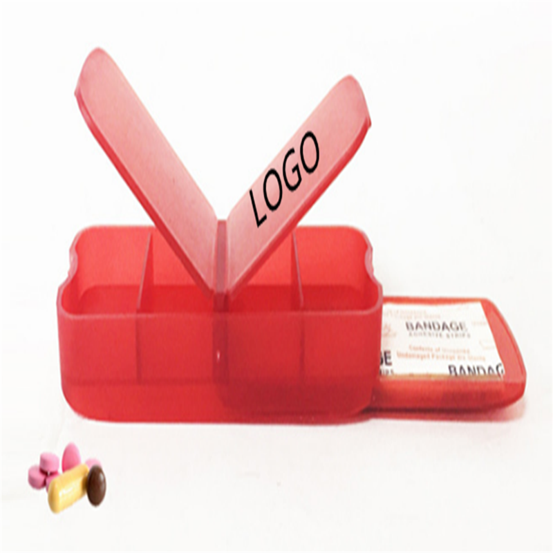 Pill Box w/Bandage Dispenser