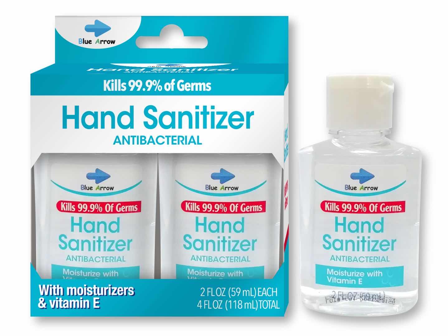 TC11659  Inventory in USA! 2 oz Hand Sanitizer